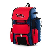 Boombah 붐바 야구가방 Rolling Superpack 2.0 야구백팩, 로얄 레드