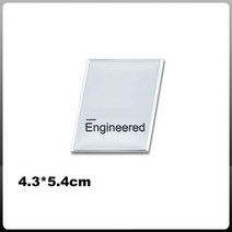 볼보 자동차 용 멀티 스타일 알루미늄 배지 스티커 펜더 데칼 XC60 V50 S90, 08 NO 8