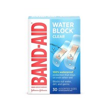 Bandaid 밴드에이드 워터 블록 클리어 방수 밴드 30개입 430258, 밴드에이드 방수밴드 30개입