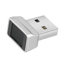 미니 USB 지문 판독기 모듈 장치 윈도우 7 8 10 11 용 헬로 생체 인식 보안 키 pc용 스캐너 자물쇠, 01 silver
