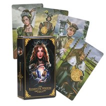 타로카드 세트 운세 별자리 TAROT타로 운세 카드 보드 게임 Harmoulos Taro 전체 영어 Verson PDF 가이드, 08 Elemental Wisdom