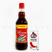 월드푸드 베트남 중탄 느억맘 피쉬소스 TRUNG THANH NUOC MAM 500ML, 1개, 500ml (칠리소스10g묶음)