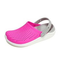 크록스 라이트라이드 클로그 샌들 일렉트릭핑크 여자 슬리퍼 205964-6QR