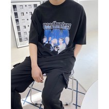 남녀공용 오버핏 피그다잉 디지털 나염 남자 반팔티 2컬러