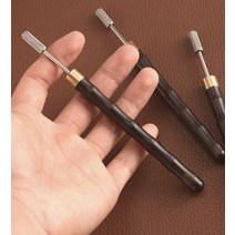 가죽 공예 엣지 코트 약칠기 기리메 도구 기리메롤러 핸드 메이드