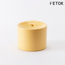 펫톡 파스텔 정수기 써클 옐로우, 단품