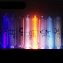 희귀 한 빛나는 가스 봉인 된 튜브 99.999% 노벨 크립톤 헬륨 네온 아르곤 크세논 산소 질소 수소 요소 컬, 04 Helium D14x60mm
