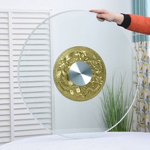 고급 가정 강화유리 돌림판 중국집 중식 회전판 회전 테이블 대형 중형 소형, 70CM  Jinsha내열형 공식 규격