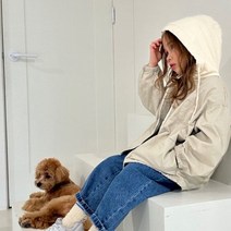 23봄 리틀콜리 배색점퍼 아동후드점퍼 키즈아우터 유아바람막이 데일리룩 캐주얼코디 등하원