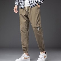 30 40대 남편바지 허리밴딩 깔끔한 남성 조거팬츠 / 심플 외출 힙한 여행