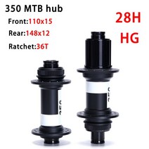 자전거허브 스탠드 오리지널 DT SWISS 350SL MTB 클래식 풀 휠 32H 28H 디스크 센터 잠금 전면 110x15 후면 148x12 36T 래칫, 12.BO 28H HG