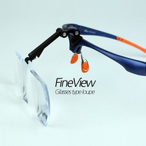 [대명] 파인뷰 안경타입 루페 확대경 FG-23 - 2.3배, 2.3배율