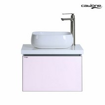 [카비원] 상판 벽걸이 하부장_CB5700PK_W 핑크, 샌디드 오닉스