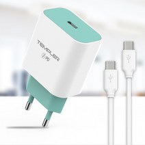 정확도 가정용 PD 251포트 고속충전기 CtoC 케이블포함 갤럭시 C타입 충전기, TEM-PD25W(케이블포함)