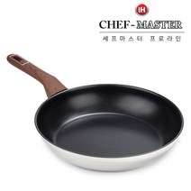 티타늄코팅 통3중바닥 스텐 프라이팬 28cm, 1개