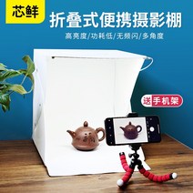 썬빔 라이트 스튜디오 이동식 조명 세트 Xinxian 작은 40cm Taobao 사진 채, [4] 40cm 대형 사진 포트포켓 포함 듀얼 라이트