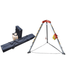 인명 구조 장비 삼각 구조대 줄다리기 삼각대 소방, 1800lbs 30m 전체 세트 안전 벨트