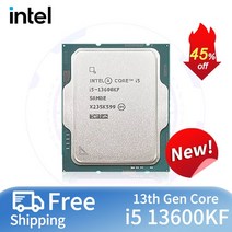 인텔 코어 i5-13600KF i5 13600KF 3.5 GHz 14 20 스레드 CPU 프로세서 10NM L3 24M 125W LGA 1700 트레이 새롭지 만 쿨러 없음