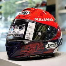 쇼에이 헬멧 풀페이스 시스템 오픈페이스 클래식 agv SHOEI x 14 마르케즈 풀베어러 풀 페이스 오토바이 헬, 17 helmet