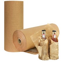 재사용 포장지 벌집 완충제 구멍포장 50M - 종이 80M 이사 누런포장지 포장 뽁뽁이