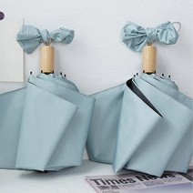 민트색 3단자동 간편휴대 가벼운 여성 양산 자외선차단 20대양산 패션양산