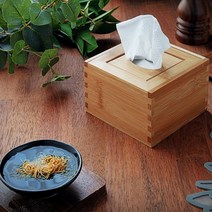 세이크린 대나무 테이블 냅킨 케이스 티슈 디스펜서, CNP013-01_대나무 냅킨케이스, 1개