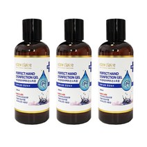 에듀끌레르 휴대용 미니 손세정제 손소독제, 3개, 200ml