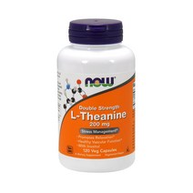 나우푸드 L-테아닌 200mg 베지 캡슐, 120정, 1개
