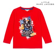 리틀 마크제이콥스 도그 포인트 프린팅 긴팔티 W25292-997