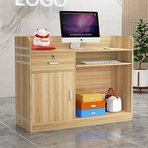 계산대 카운터 포스기 800 매장 인포데스크 식당 이발소 600 가게 살롱 서랍형 5, 60x38x90cm, 연호두