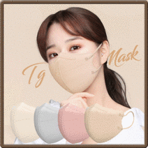 일회용 여름용 마스크 대형 새부리형 14가지컬러 10매, 민트, 민트