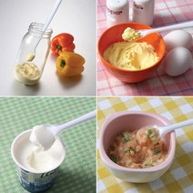 일본 타이거 크라운/슬림 실리콘스푼/잼스푼/이유식스픈/열에 강해요~!