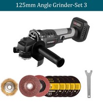 인조대리석절단 버핑기 충전용 무선 절단기 연마기 연마 타일 면치기 속도조절 앵글 그라인더, 세트3