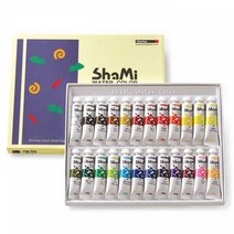 신한 샤미 수채화물감 10ml 24색