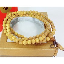 연화 천연 녹단 108염주 염주 염주팔찌 패션염주 불교팔찌 원석팔찌 합장주 불교염주 절팔찌 불교용품 소원팔찌 천연원석 나무염주 손목염주 불교목걸이 불교 백단, 선물/보관용 상자포함