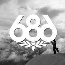 686 스노우보드스티커 보드복 포인트 스티커 A S, 686-L, 그레이