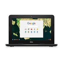 Dell Chromebook 11 3180 11.6-Inch 4GB | 16GB SSD Traditional Laptop (Black) (Renewed)