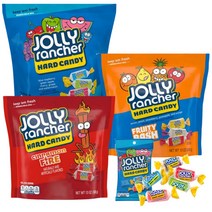 졸리랜처 과일 사탕 4종 하드캔디 Jolly Rancher, 198g, 1개