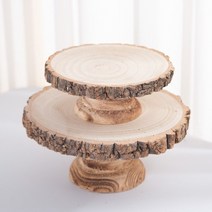 우드 케이크 트레이 1P-디저트스탠드 디저트 트레이 플레이팅 접시, 소, 1개