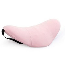 평판시트 화물차 평판 시트 메모리 폼 요추 베개 롤업 임신 허리 패드 빨 받침 등받이 매트 침대 쿠션 분리형 뒤, 03 Pink