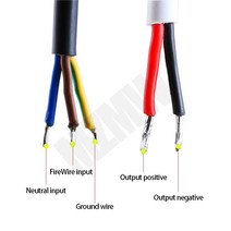 방수 스위칭 전원 공급 장치 조명 변압기 SMPS 정전압 드라이버 400W AC-DC 12V 36V IP67, 04 45V_03 600W_01 200-240VAC