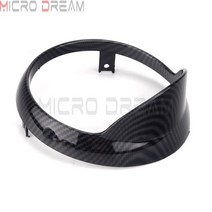 헤드라이트 그릴 오토바이 프레임 양산 조명 커버 스쿠터 전면 램프 장식 gts 300, 카본 블랙