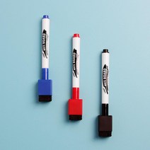 생활용품전문 지우개달린 보드마카 3색세트 드로잉마카 잘써지는펜 유리펜, 상세페이지참조