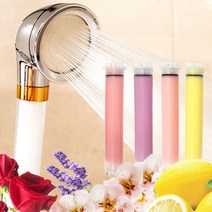 아로마샤워기 녹물제거 샤워기헤드 벚꽃향필터, 1세트