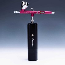 충전식 에어브러쉬 스프레이 프라모델 마커 핸드피스, 블랙