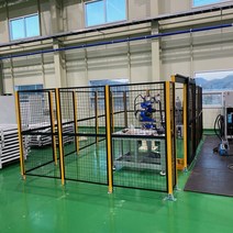 산업용 안전펜스 기둥 철망 별도 로봇 안전펜스 휀스 펜스 맞춤제작 판매, 펜스 철망(H1800*W1000)