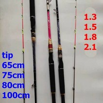 ZZ98 아이스 뗏목 2 섹션 낚싯대 유리 팁 직경 티타늄 0.8mm 1.3m 또는, 01 2 glassfiber tips_01 1.3m