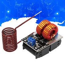 고주파가열기 히팅기120W ZVS 유도 가열 보드 DC 입력 전압 히터 고주파 공급 장치 모듈, 한개옵션0, 1개