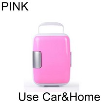 차량용 캠핑 화장품냉장고 초미니 쇼케이스 화장품 냉장고 미니 소형 유형, Pink 2