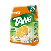 탕 파우더 주스 오렌지 분말 가루 Tang Powder Juice orange 125g, 1개